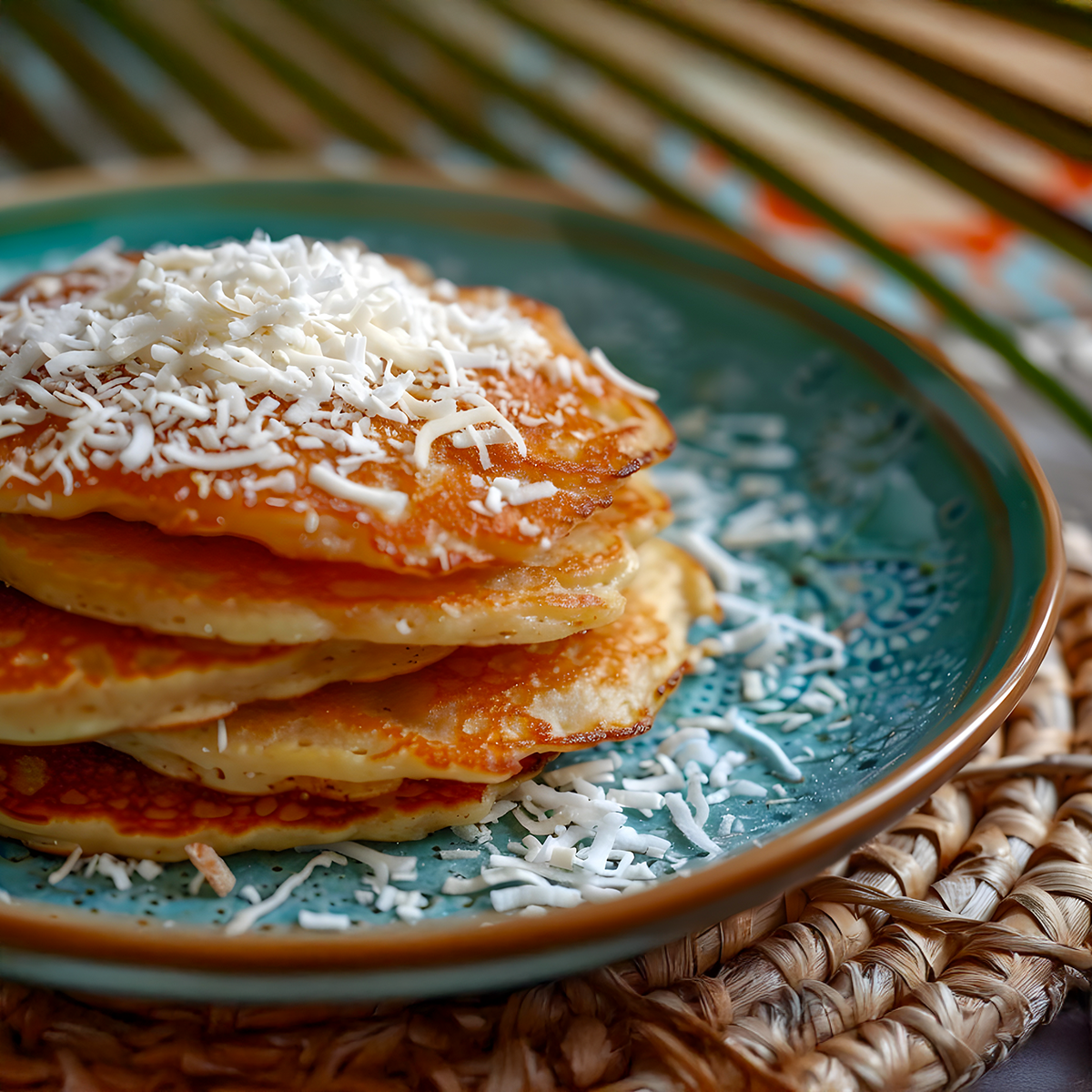 Pancakes al cocco: una colazione tropicale tutta da gustare